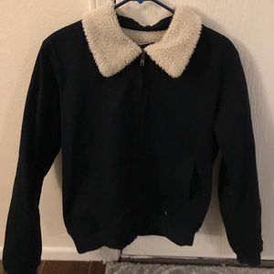 Brandy Melville navy blue Sherpa !